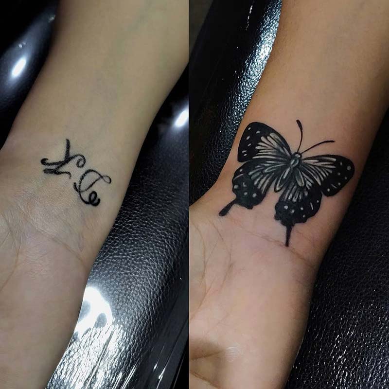 20+ Unique Cover Up Name Tattoo Designs To Replace Old Ink