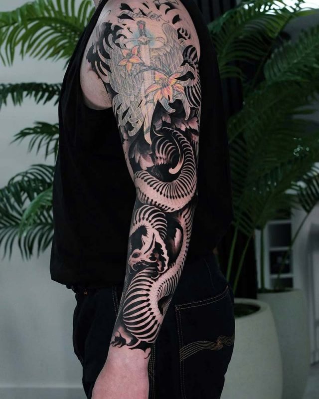 20+ Stunning Cover Up Tattoo Sleeve Designs You’ll Love