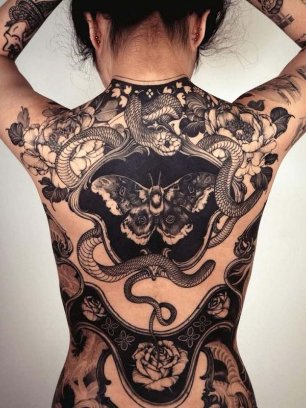 30+ Creative Back Tattoo Cover Up Ideas For Every Style