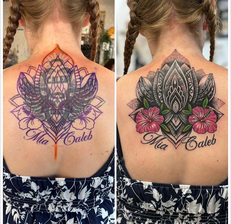 30+ Creative Back Tattoo Cover Up Ideas For Every Style