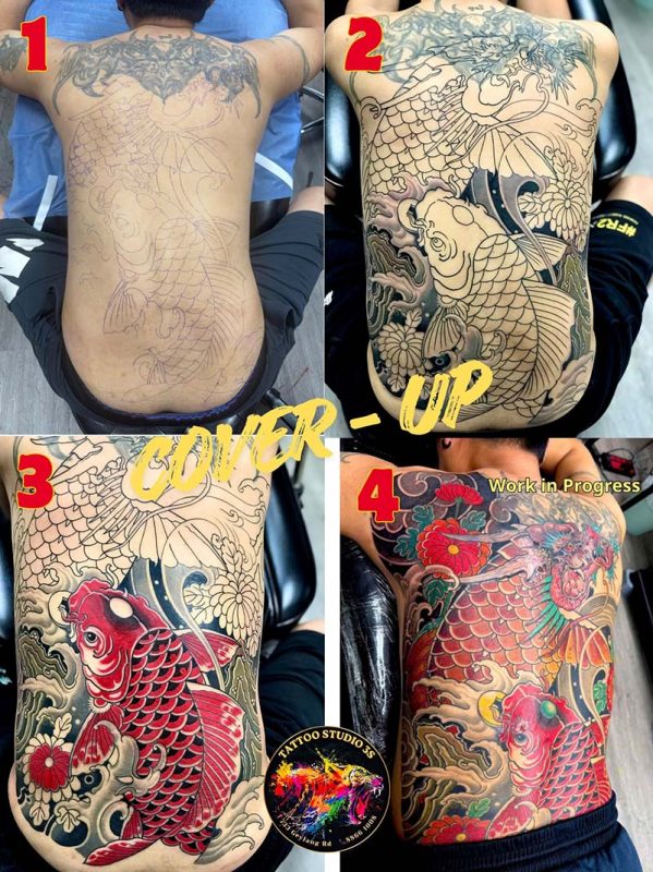 30+ Creative Back Tattoo Cover Up Ideas For Every Style
