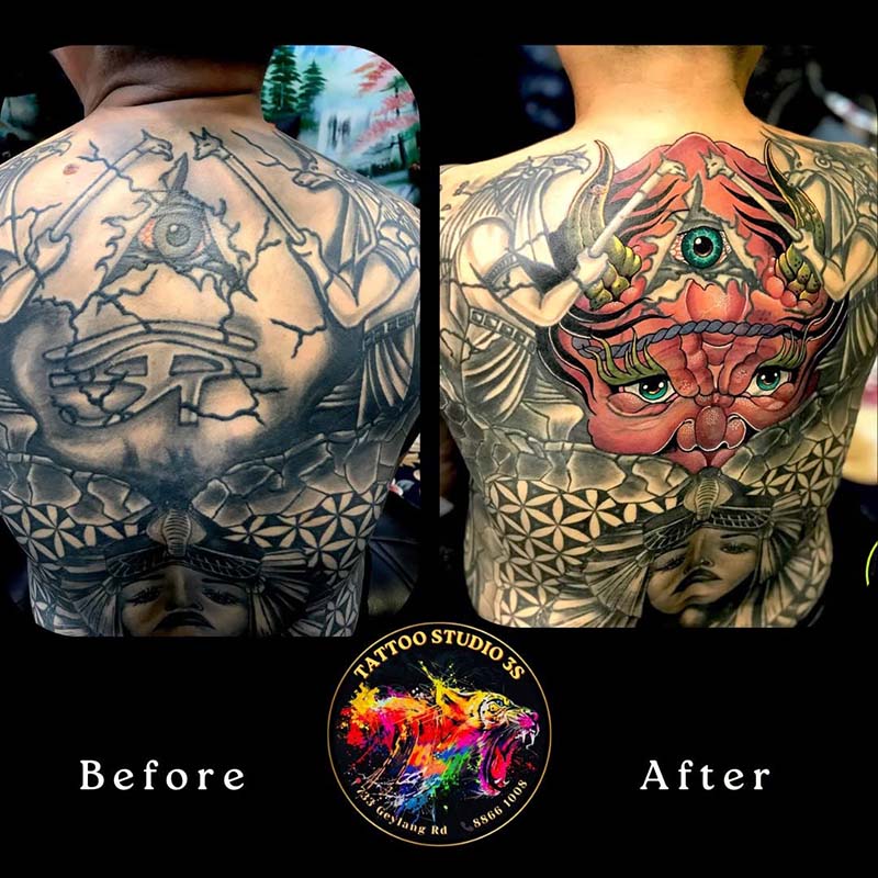 30+ Creative Back Tattoo Cover Up Ideas For Every Style