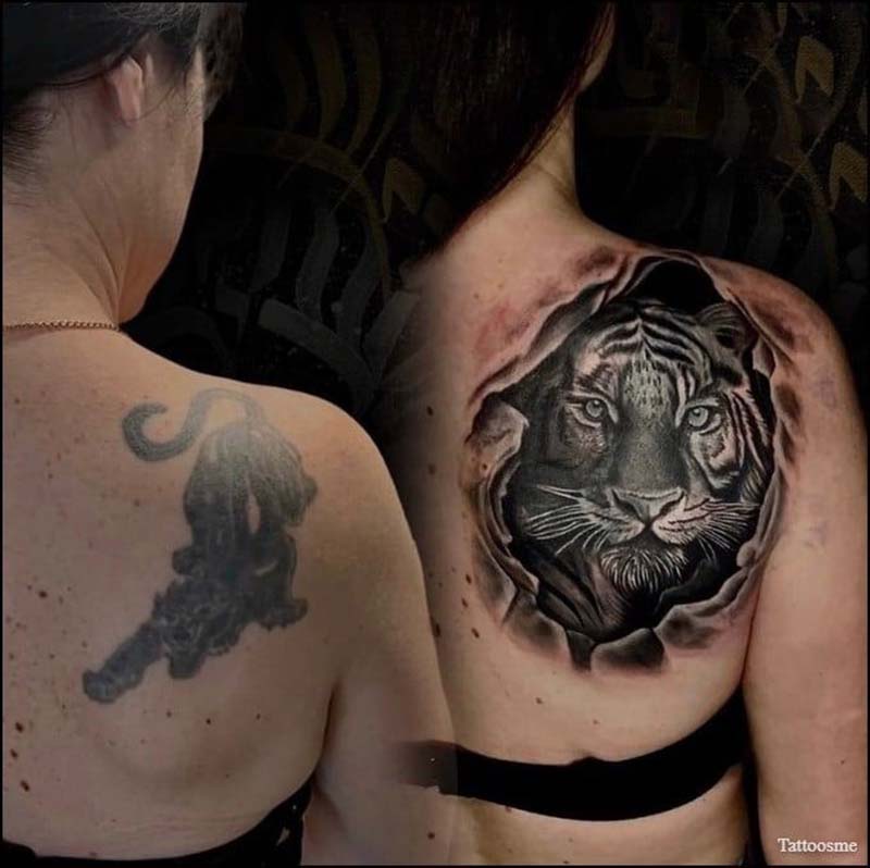 30+ Creative Back Tattoo Cover Up Ideas For Every Style