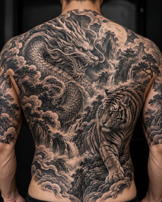 Top 50+ Stunning Full Back Tattoo Designs