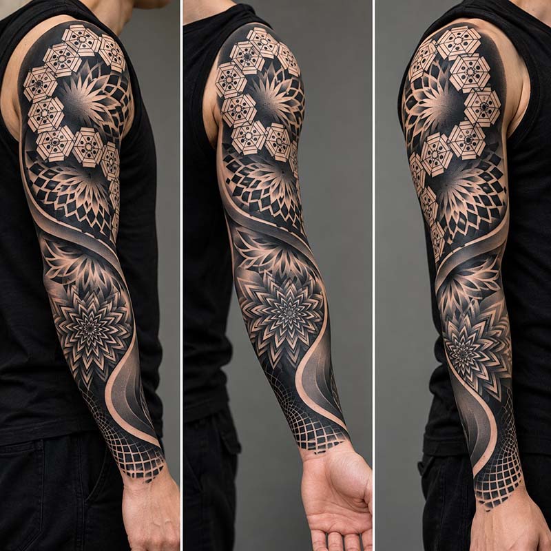 30+ Geometric Mandala Tattoo Designs From Simple To Intricate