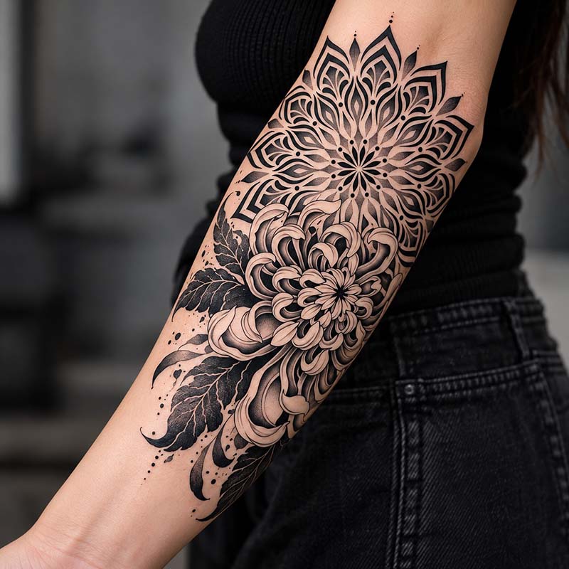 30+ Geometric Mandala Tattoo Designs From Simple To Intricate