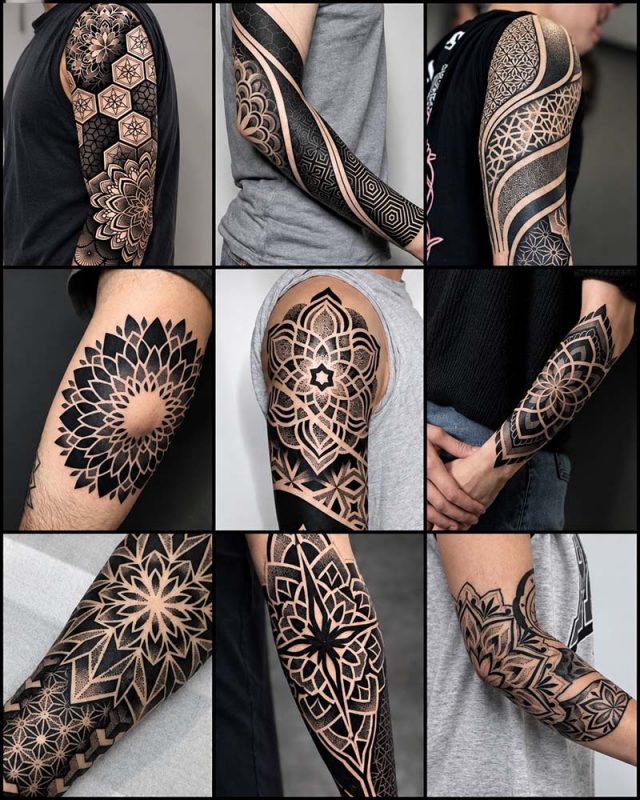 30+ Geometric Mandala Tattoo Designs From Simple To Intricate