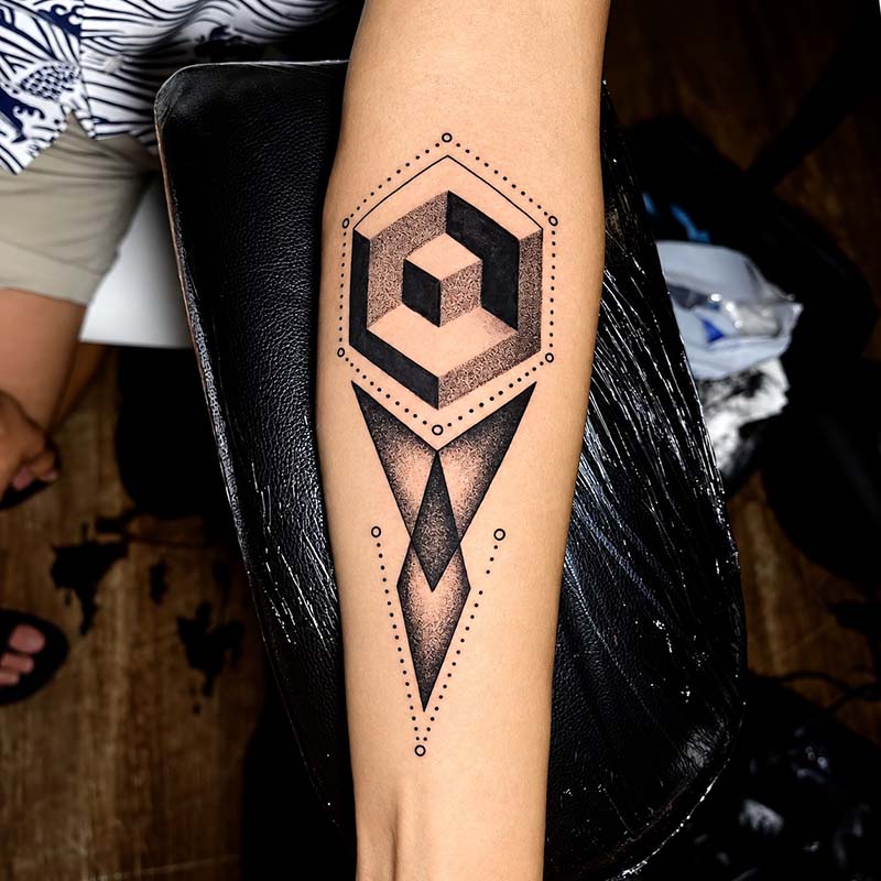 50+ Geometric Tattoo Ideas With Meaning And Style