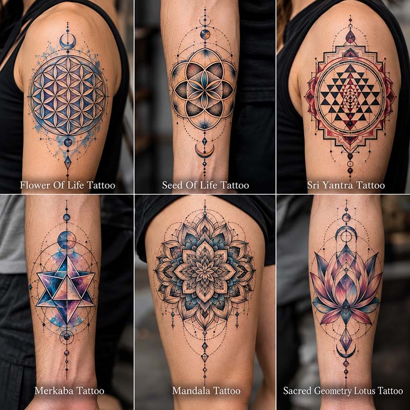 50+ Geometric Tattoo Ideas With Meaning And Style