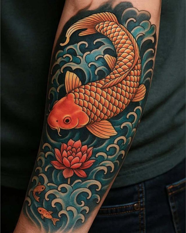 Best Japanese Koi Fish Tattoo Ideas