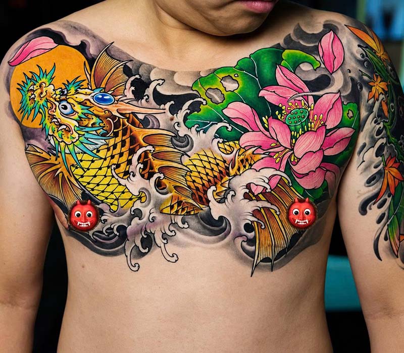 Best Japanese Koi Fish Tattoo Ideas