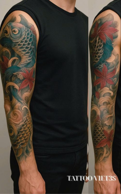 Best Japanese Koi Fish Tattoo Ideas