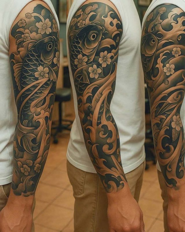 Best Japanese Koi Fish Tattoo Ideas