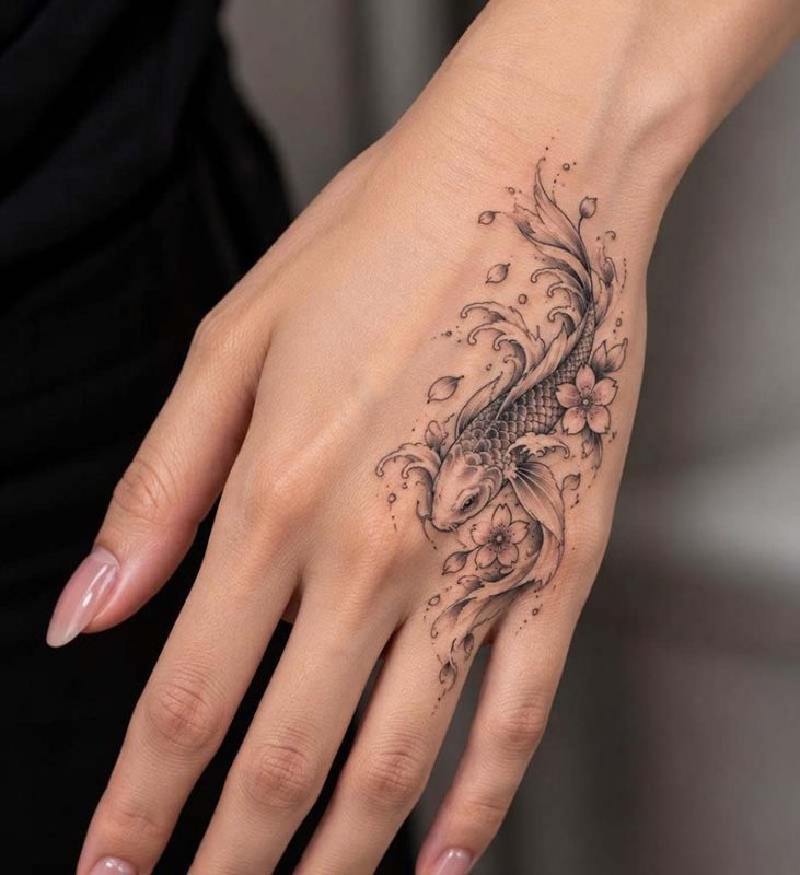 Best Japanese Koi Fish Tattoo Ideas