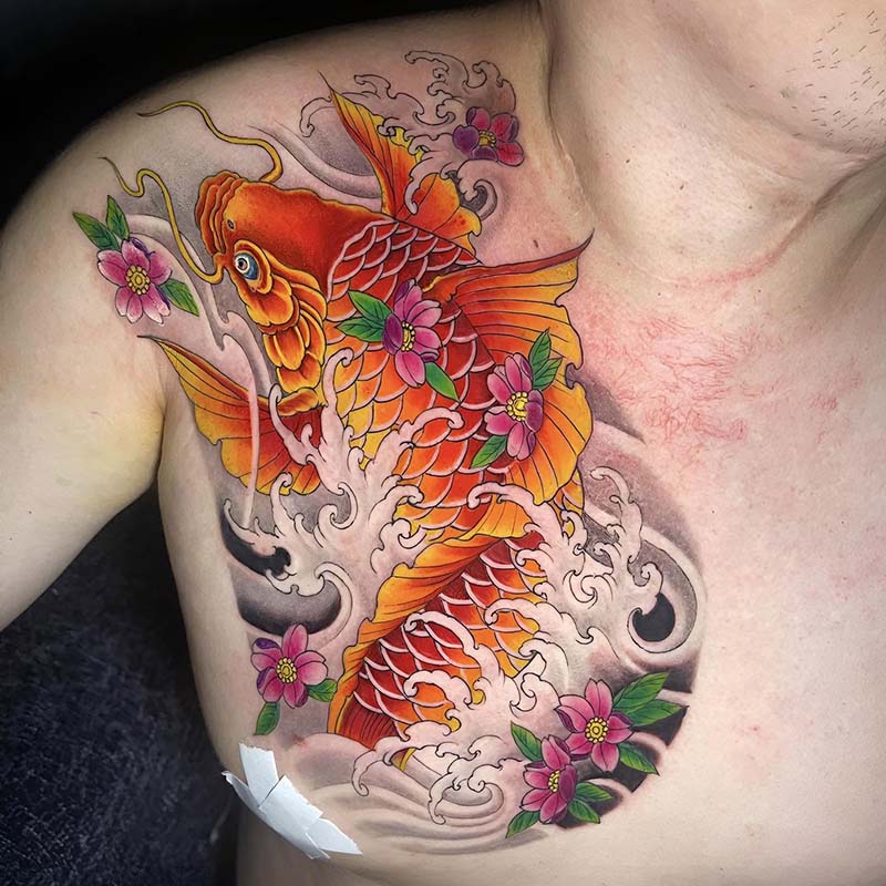 Best Japanese Koi Fish Tattoo Ideas