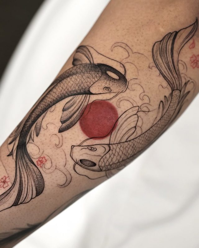 Best Japanese Koi Fish Tattoo Ideas