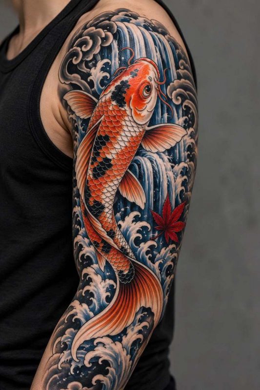 Best Japanese Koi Fish Tattoo Ideas