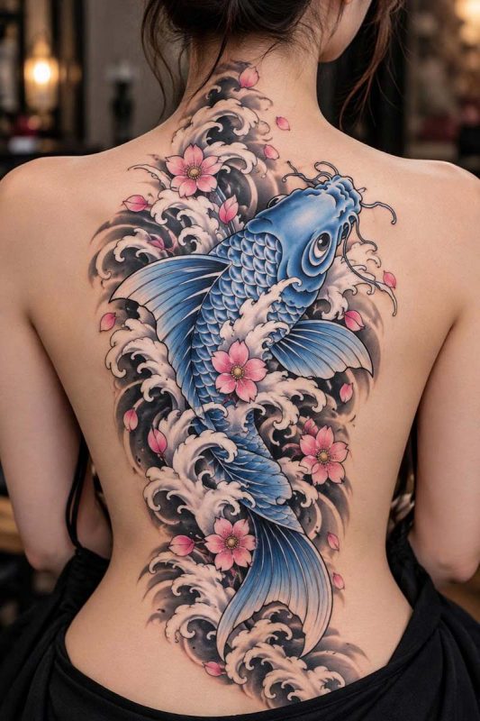 Best Japanese Koi Fish Tattoo Ideas