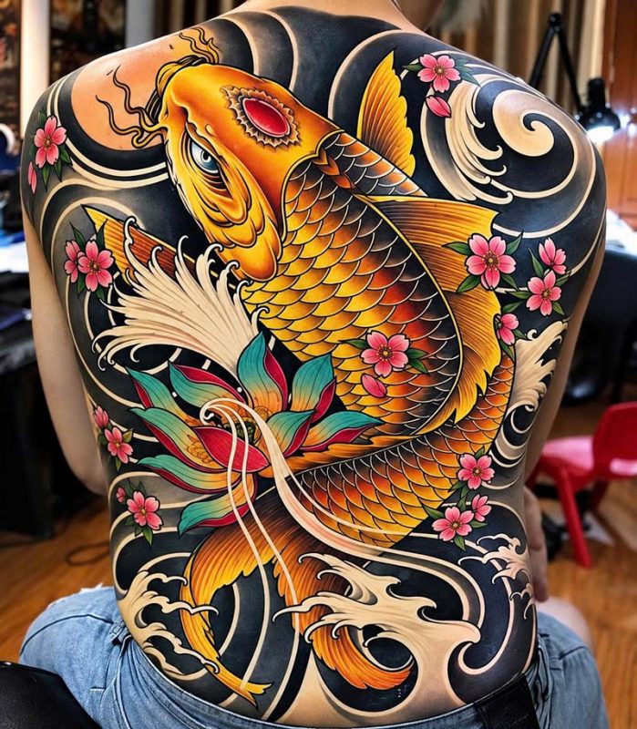 Best Japanese Koi Fish Tattoo Ideas