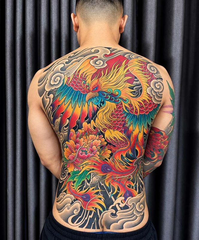 10+ Stunning Japanese Phoenix Tattoo Ideas You’ll Love