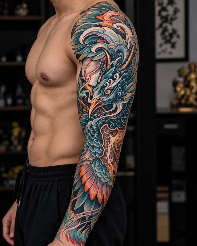 10+ Stunning Japanese Phoenix Tattoo Ideas You’ll Love