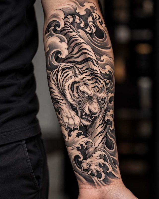 The Most Stunning Japanese Tiger Tattoo Designs Worth Discovering