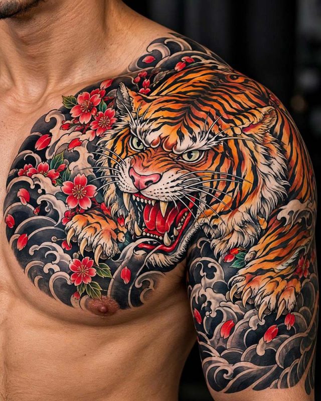 The Most Stunning Japanese Tiger Tattoo Designs Worth Discovering