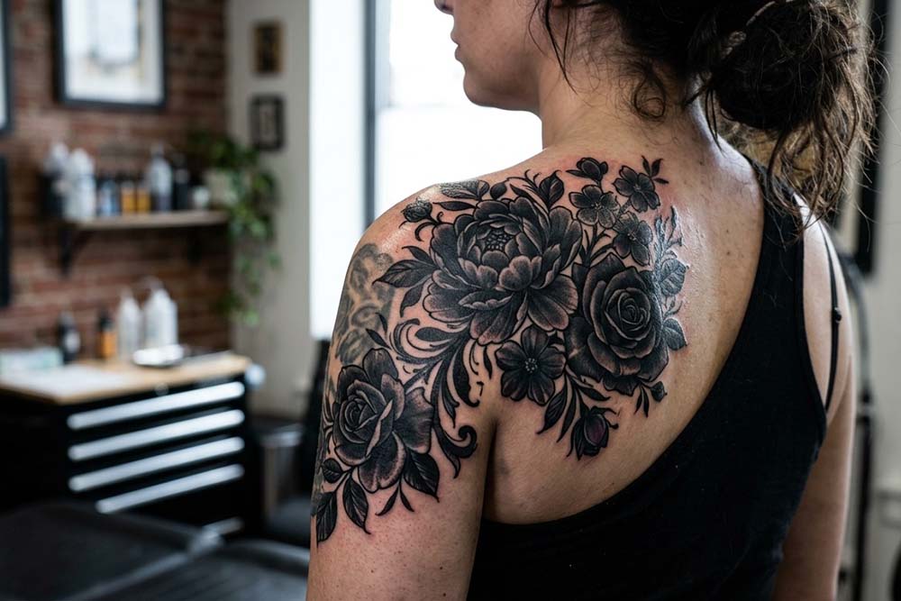 20+ Eye-Catching Shoulder Cover Up Tattoo Designs To Try