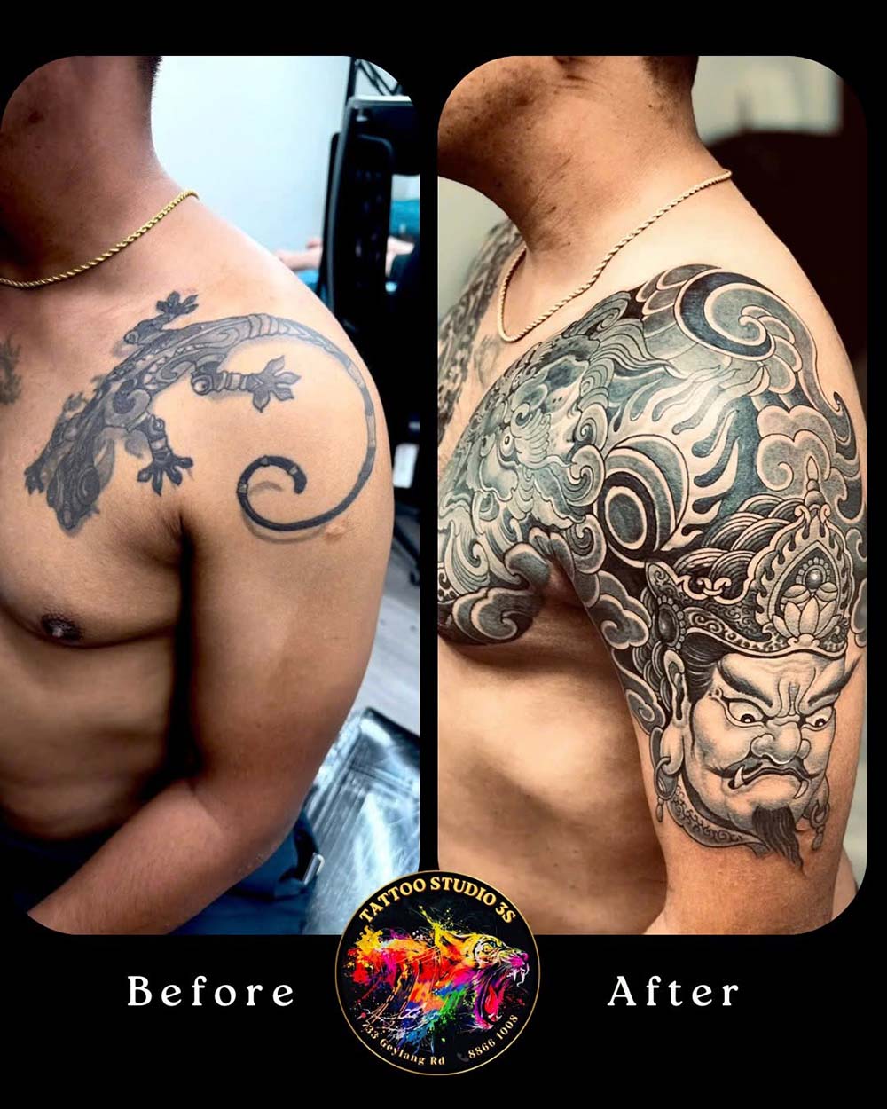 20+ Eye-Catching Shoulder Cover Up Tattoo Designs To Try