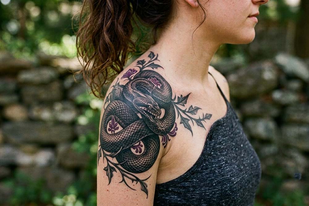 20+ Eye-Catching Shoulder Cover Up Tattoo Designs To Try