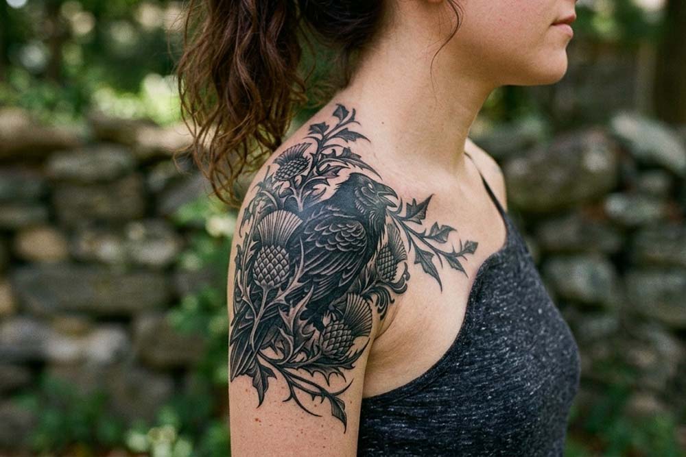 20+ Eye-Catching Shoulder Cover Up Tattoo Designs To Try