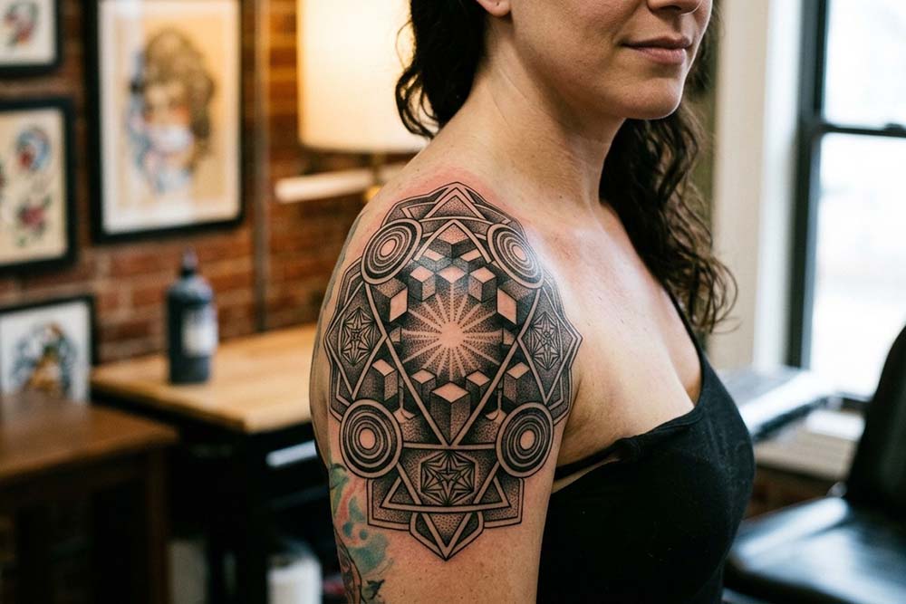 20+ Eye-Catching Shoulder Cover Up Tattoo Designs To Try