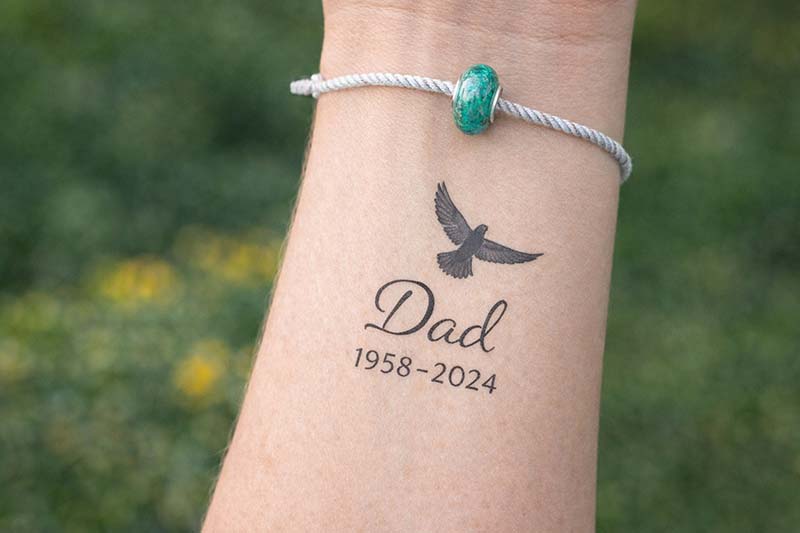 Nature inspired tattoos feature mountains, trees, oceans, clouds, and other elements inspired by the natural world.