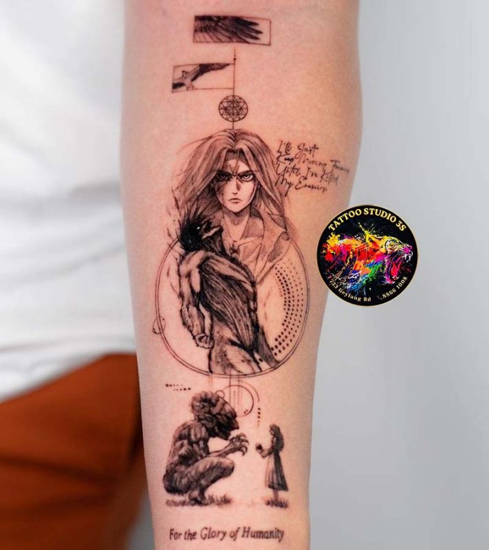 45+ Most Popular Anime Tattoo Ideas Every Fan Will Love