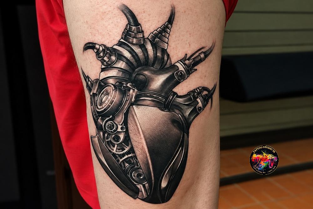 Mind-Blowing Biomechanical Tattoo Designs You Need To See