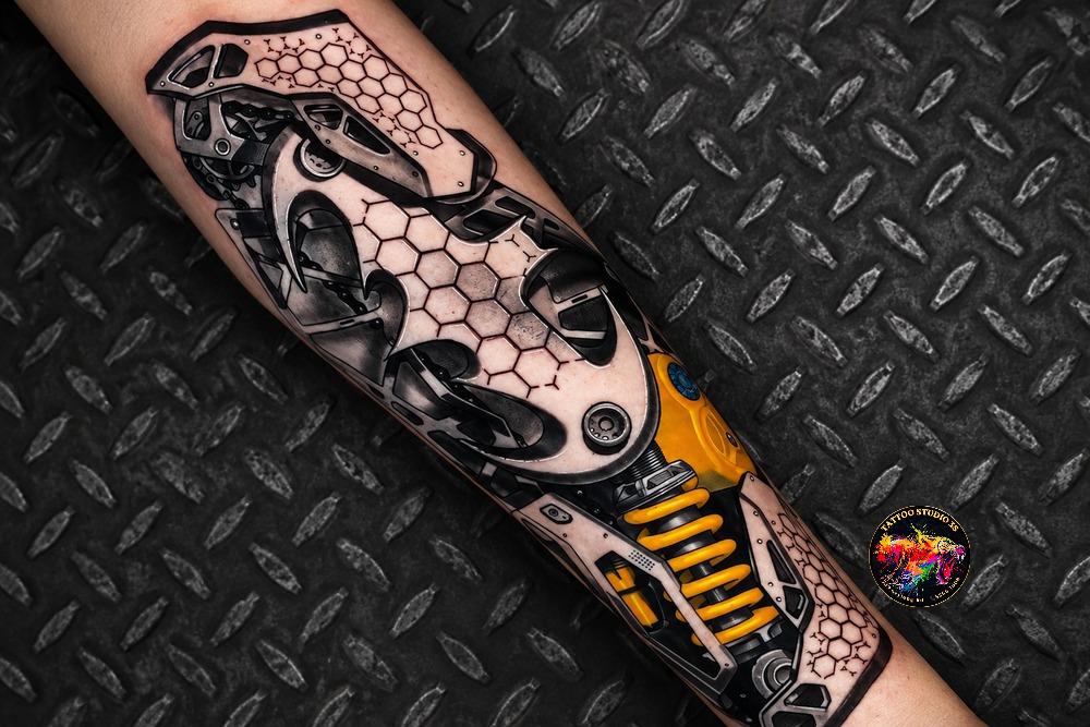 Mind-Blowing Biomechanical Tattoo Designs You Need To See