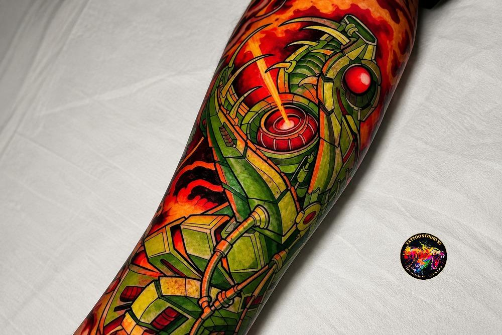 Mind-Blowing Biomechanical Tattoo Designs You Need To See