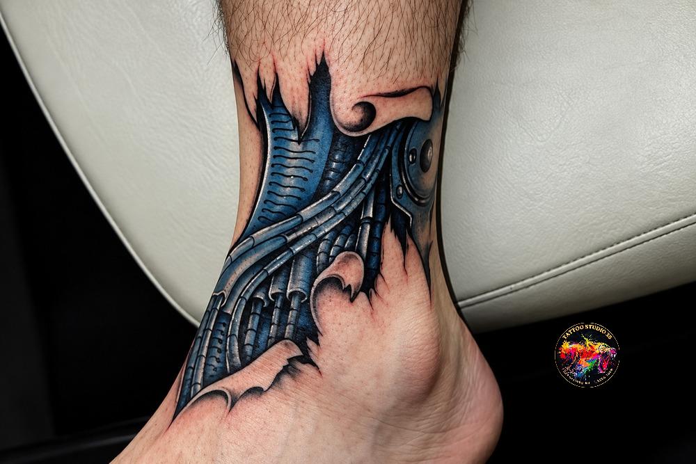 Mind-Blowing Biomechanical Tattoo Designs You Need To See