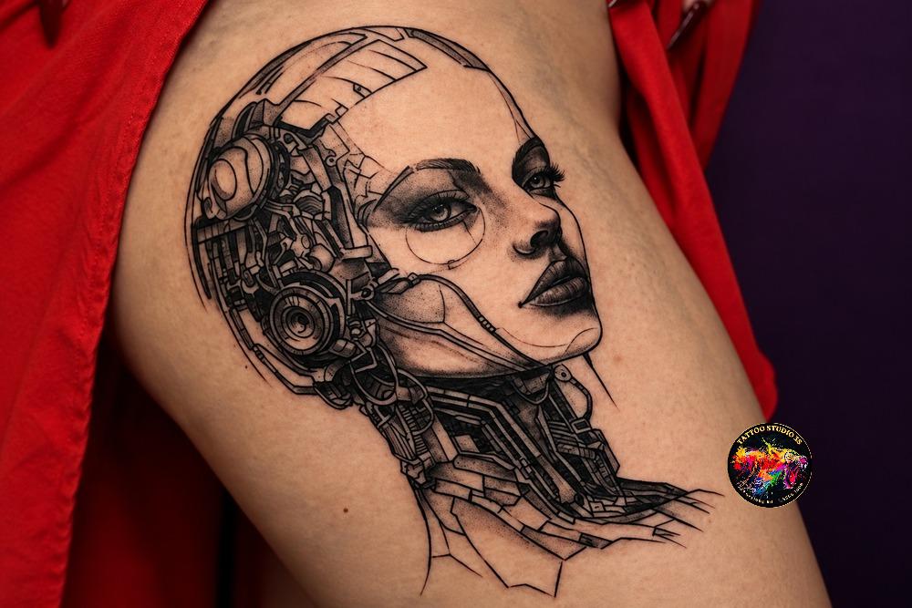 Mind-Blowing Biomechanical Tattoo Designs You Need To See