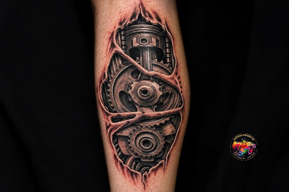 Mind-Blowing Biomechanical Tattoo Designs You Need To See