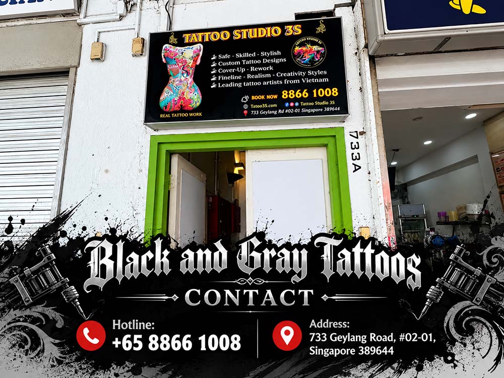 Black and Gray Tattoos: Elegant Designs That Never Go Out of Style