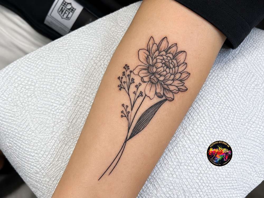 Chrysanthemum Tattoo Ideas With Deep Meaning And Timeless Beauty