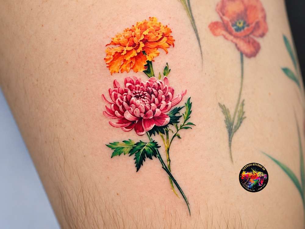 Chrysanthemum Tattoo Ideas With Deep Meaning And Timeless Beauty