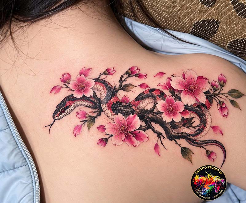 Amazing Japanese Cherry Blossom Tattoo Ideas