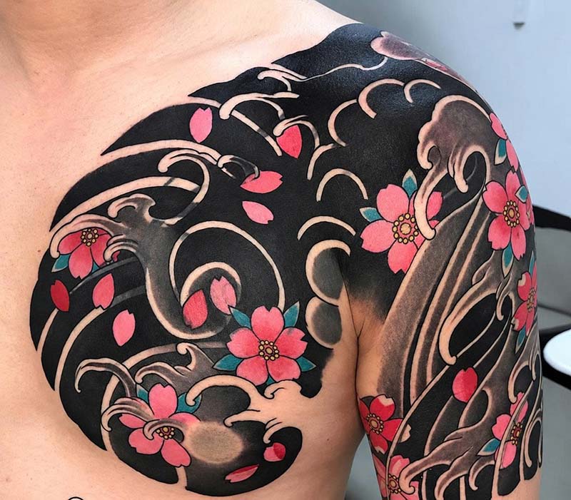 Amazing Japanese Cherry Blossom Tattoo Ideas