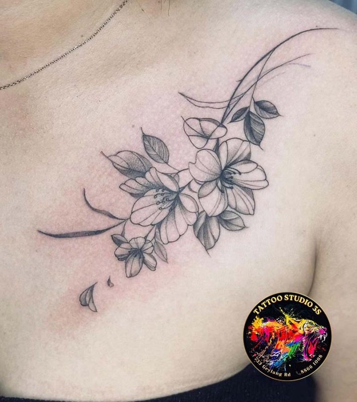 Amazing Japanese Cherry Blossom Tattoo Ideas