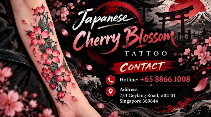 Amazing Japanese Cherry Blossom Tattoo Ideas