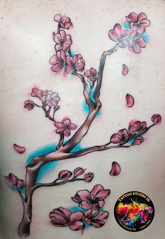 Amazing Japanese Cherry Blossom Tattoo Ideas