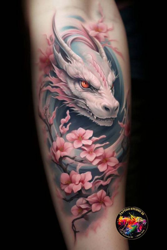 Amazing Japanese Cherry Blossom Tattoo Ideas
