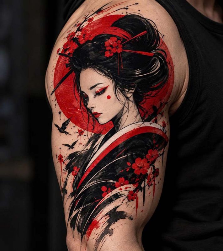 Best Japanese Geisha Tattoo Ideas And Designs